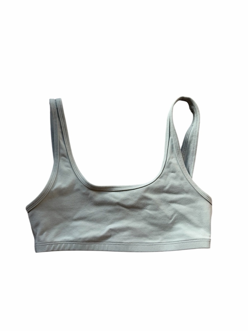 Aritzia TNA life mini bra top sage green